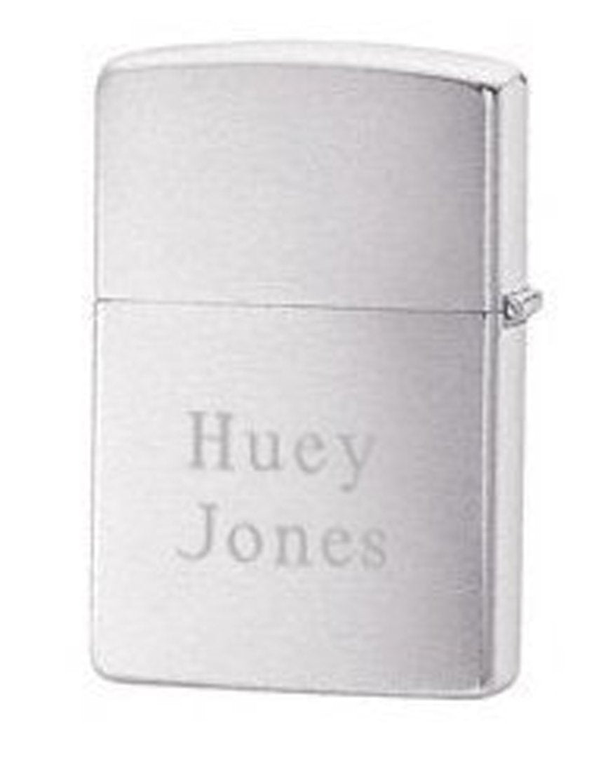 Personalized Zippo Harleey-Daviddson Windproof Oil Lighter Engraving - Christmas, Halloween & Valentines Day Gift (Silver Eng)