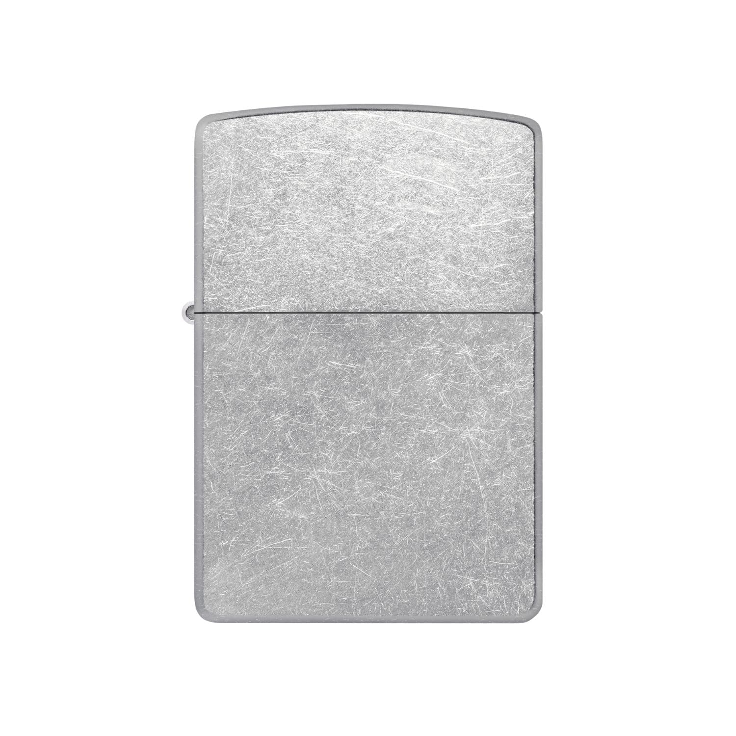 Zippo Antique Silver Plate Pocket Lighter - Windproof & Refillable Flip-Top Metal Lighter - Everyday Use Pocket Lighters - Luxury Lighters Made in USA
