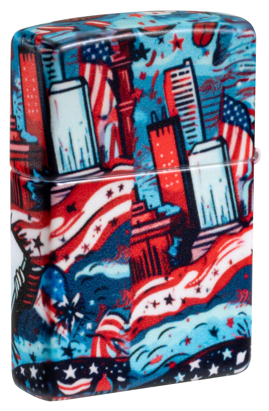 Zippo American Icons Emblem Street Chrome Pocket Lighter