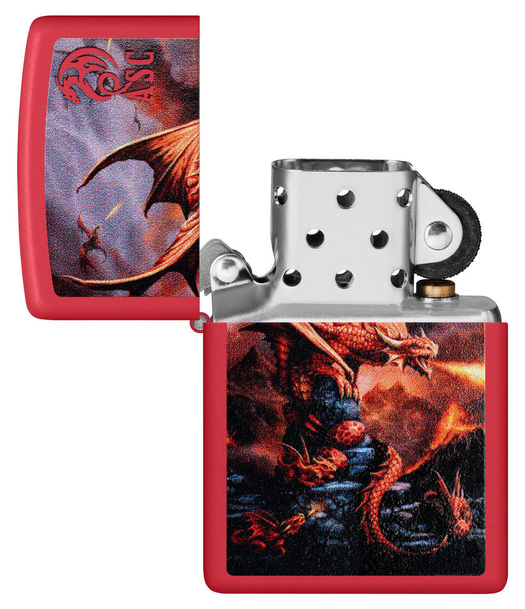 Zippo Dragon Fusion Design 540 Tumbled Brass Pocket Lighter