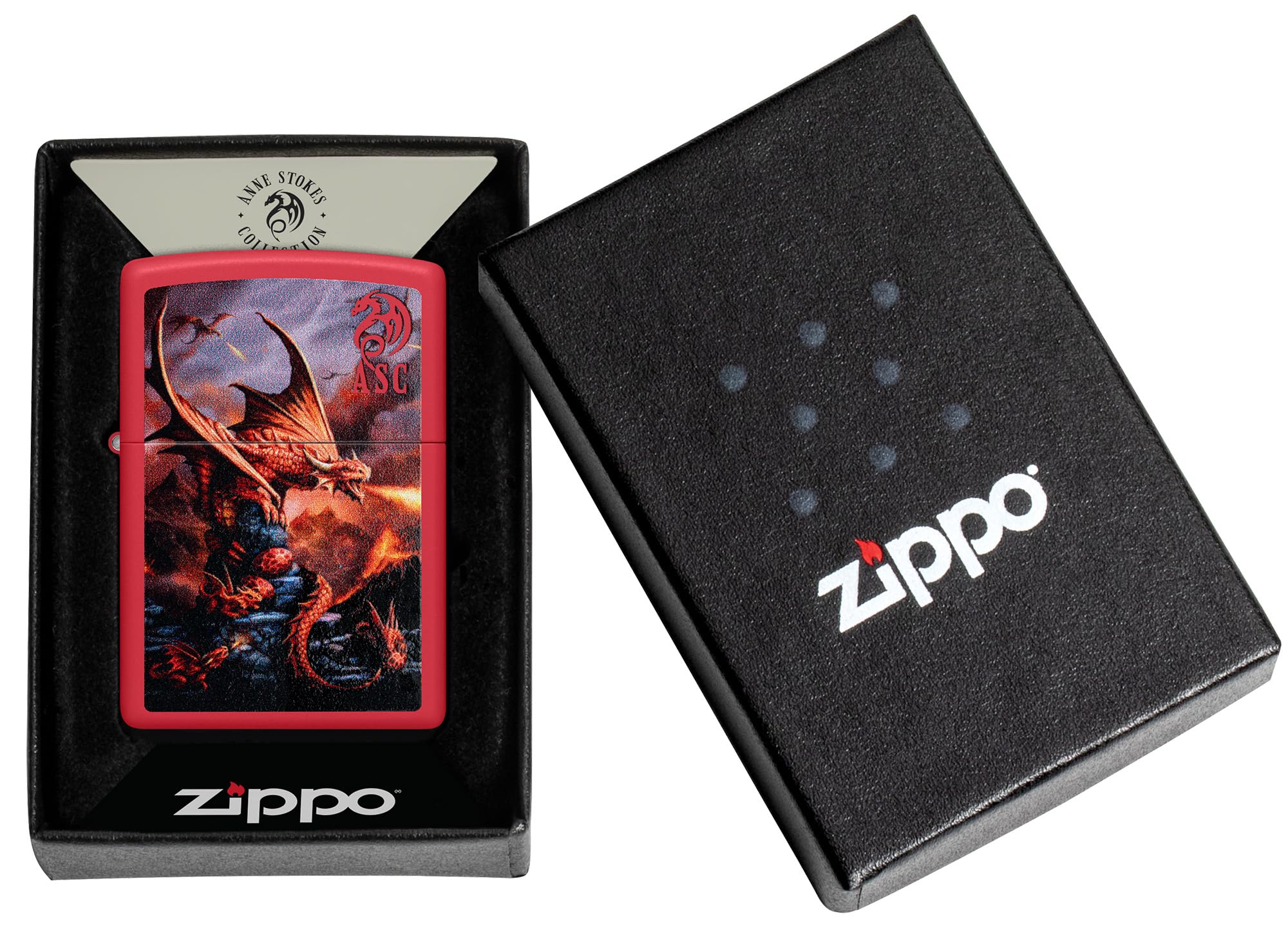 Zippo Dragon Fusion Design 540 Tumbled Brass Pocket Lighter